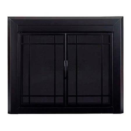 Dyna-Glo Pleasant Hearth Easton Fireplace Glass Door Black 37-1/2"L x 30"H EA-5010